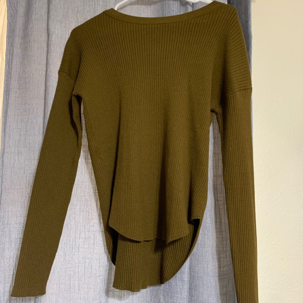 Olive green sweater